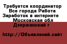 Требуется координатор - Все города Работа » Заработок в интернете   . Московская обл.,Дзержинский г.